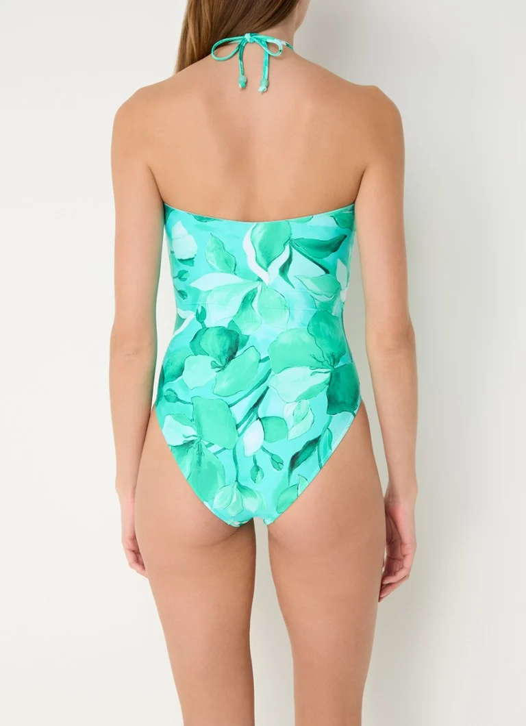 Maillot de bain bandeau Seafolly Secret Garden avec rembourrage amovible