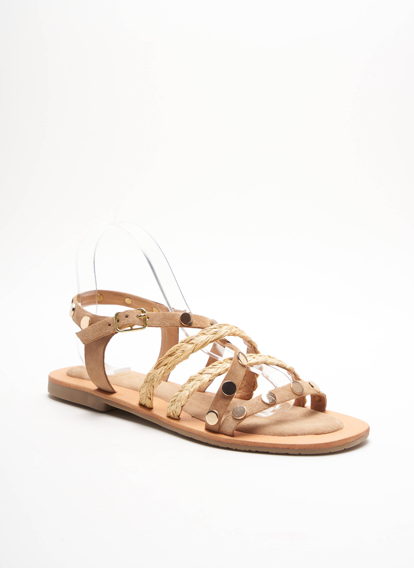 Cafe Noir Sandales Nu Pieds Femme couleur beige