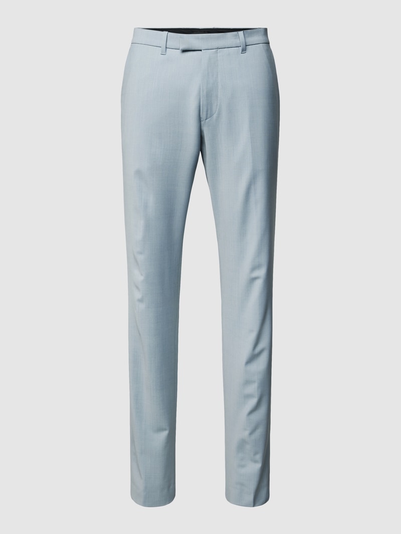 Slim Fit Anzughose mit Stretch-Anteil Modell 'PIET' in eisblau