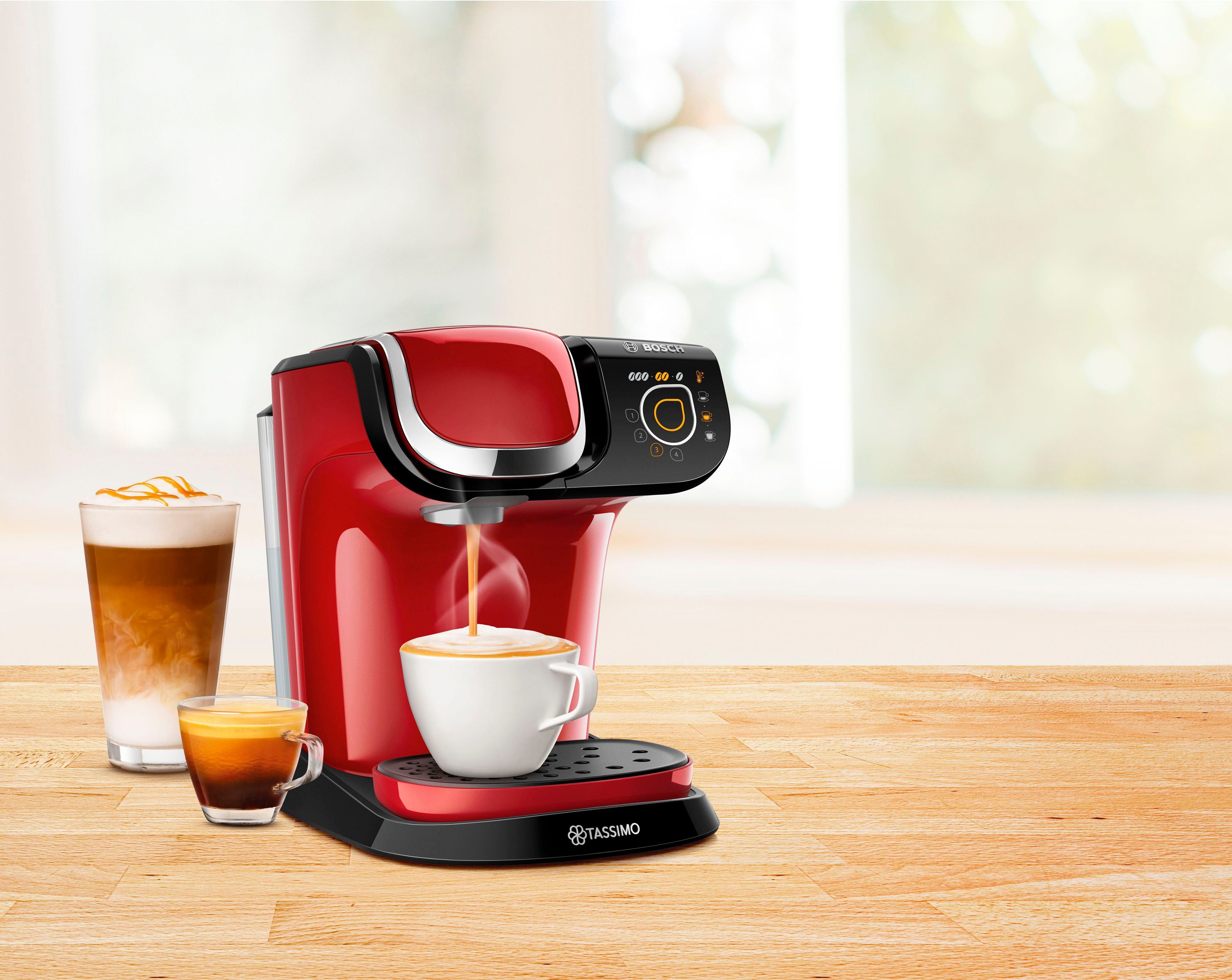 TASSIMO Kapselmaschine MY WAY 2 TAS6503, mit Wasserfilter, über 70 Getränke, Personalisierung, vollautomatisch