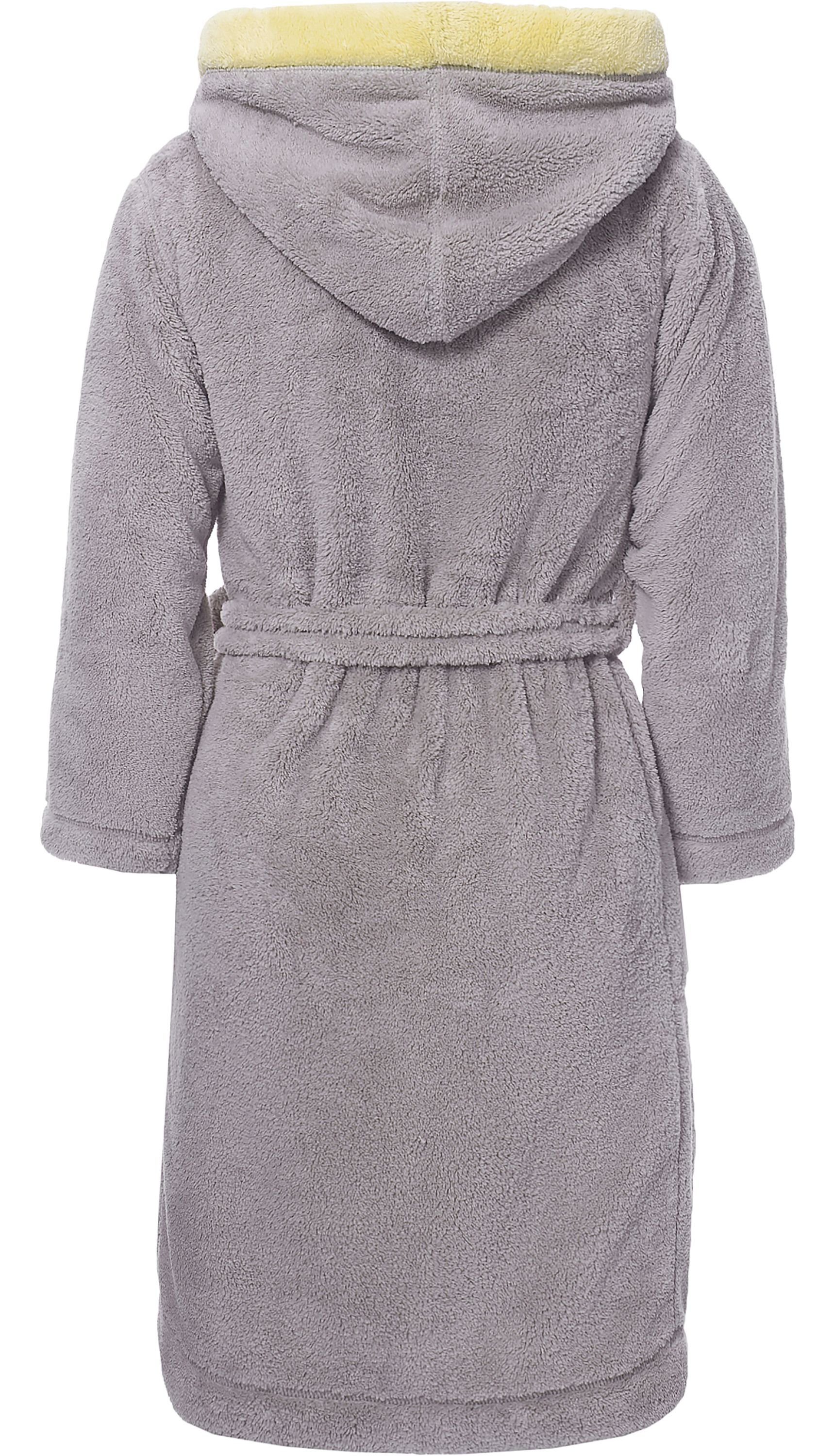 L&L Bademantel Mädchen Bademantel LL0079, knielang, Polyester