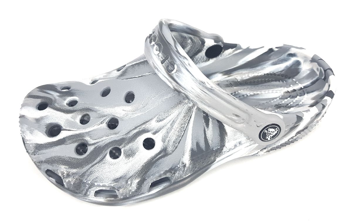 Crocs Marbled Clog 206867 Grau OES Light Grey