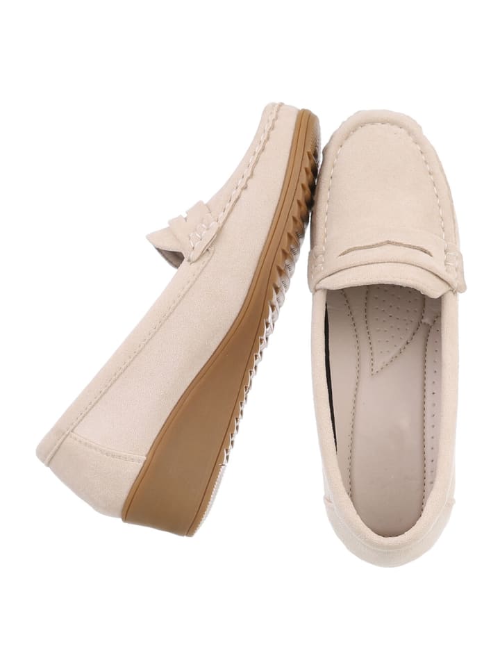 Ital-Design Halbschuh in Beige günstig kaufen