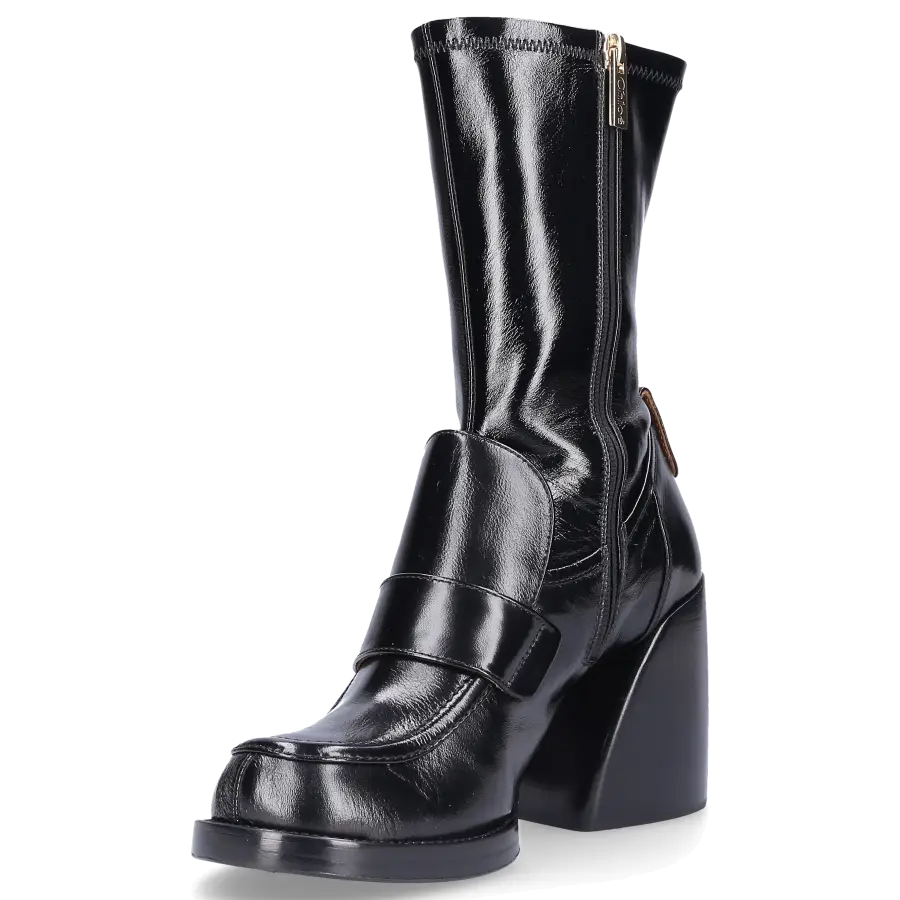 Chloé - Stiefel FONTANIVA Kalbsleder schwarz - schwarz