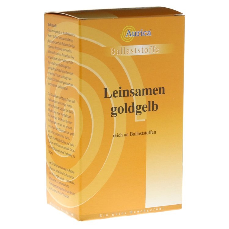 Leinsamen goldgelb