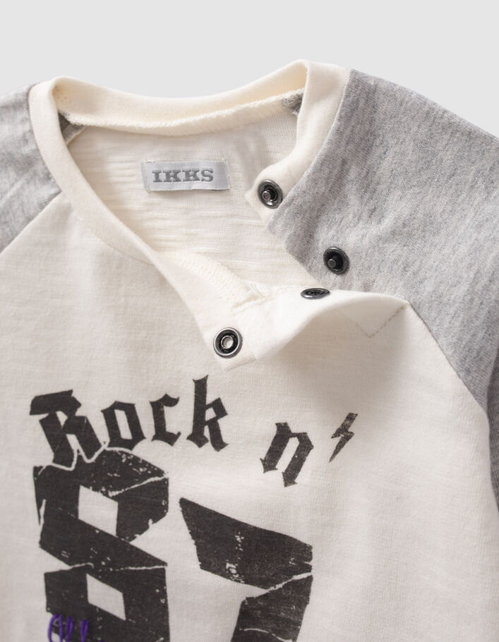 Ensemble jogging gris et tee-shirt bébé garçon