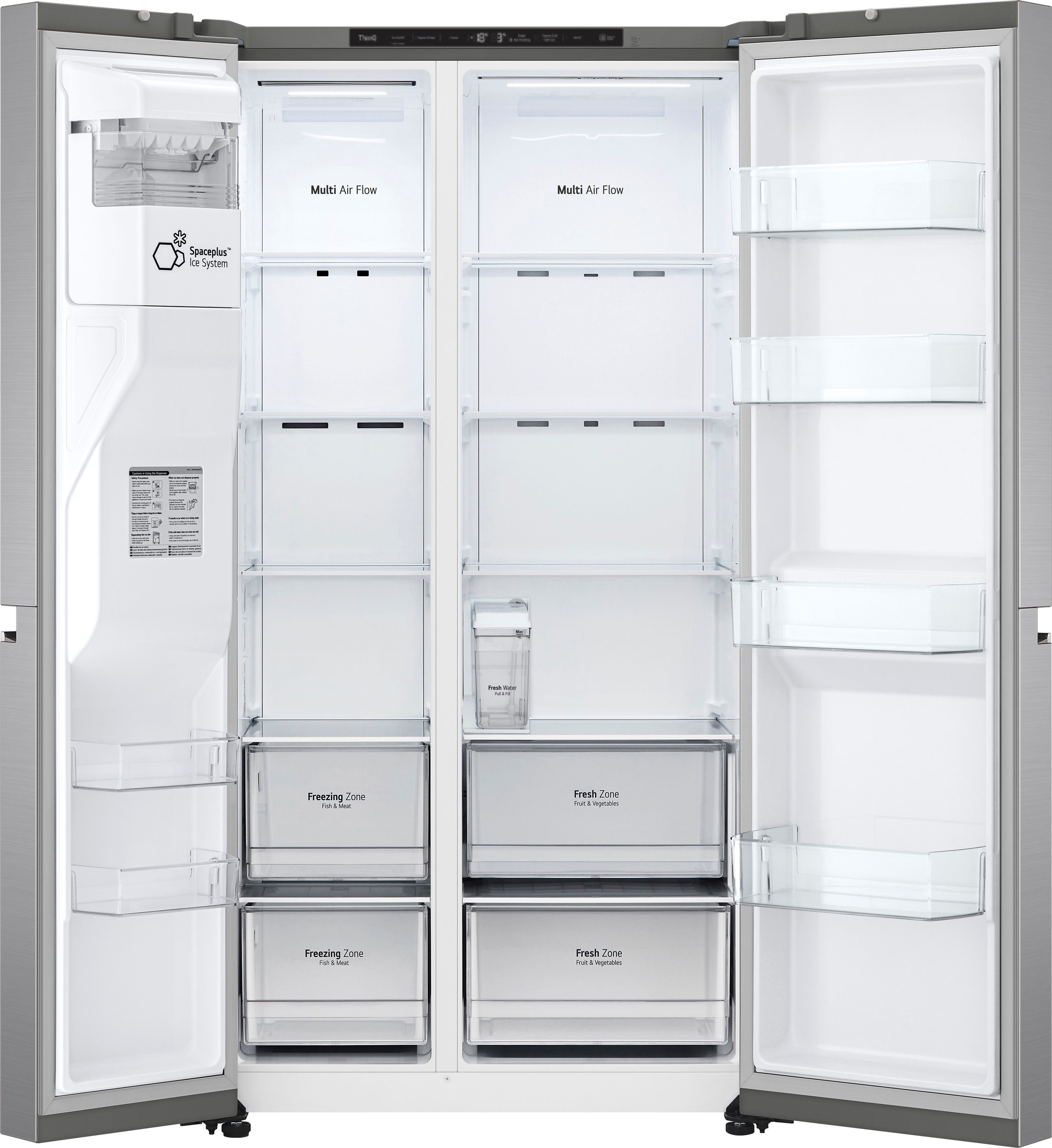 LG Side-by-Side GSLV71PZRC, 179 cm hoch, 91,3 cm breit