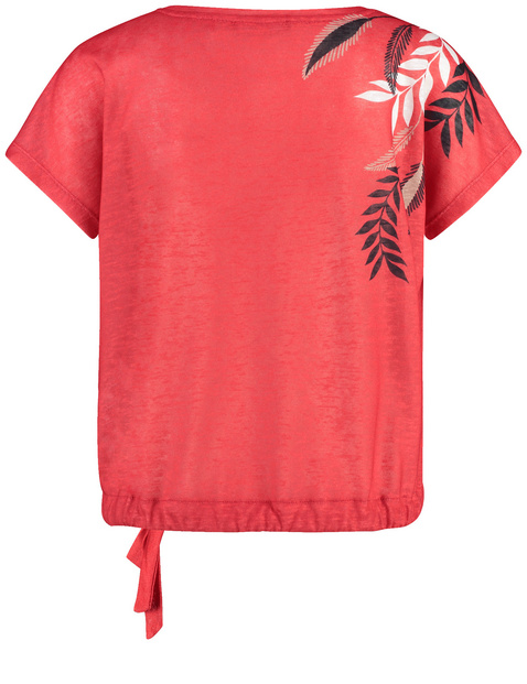 Legeres Shirt mit Saum-Tunnelzug