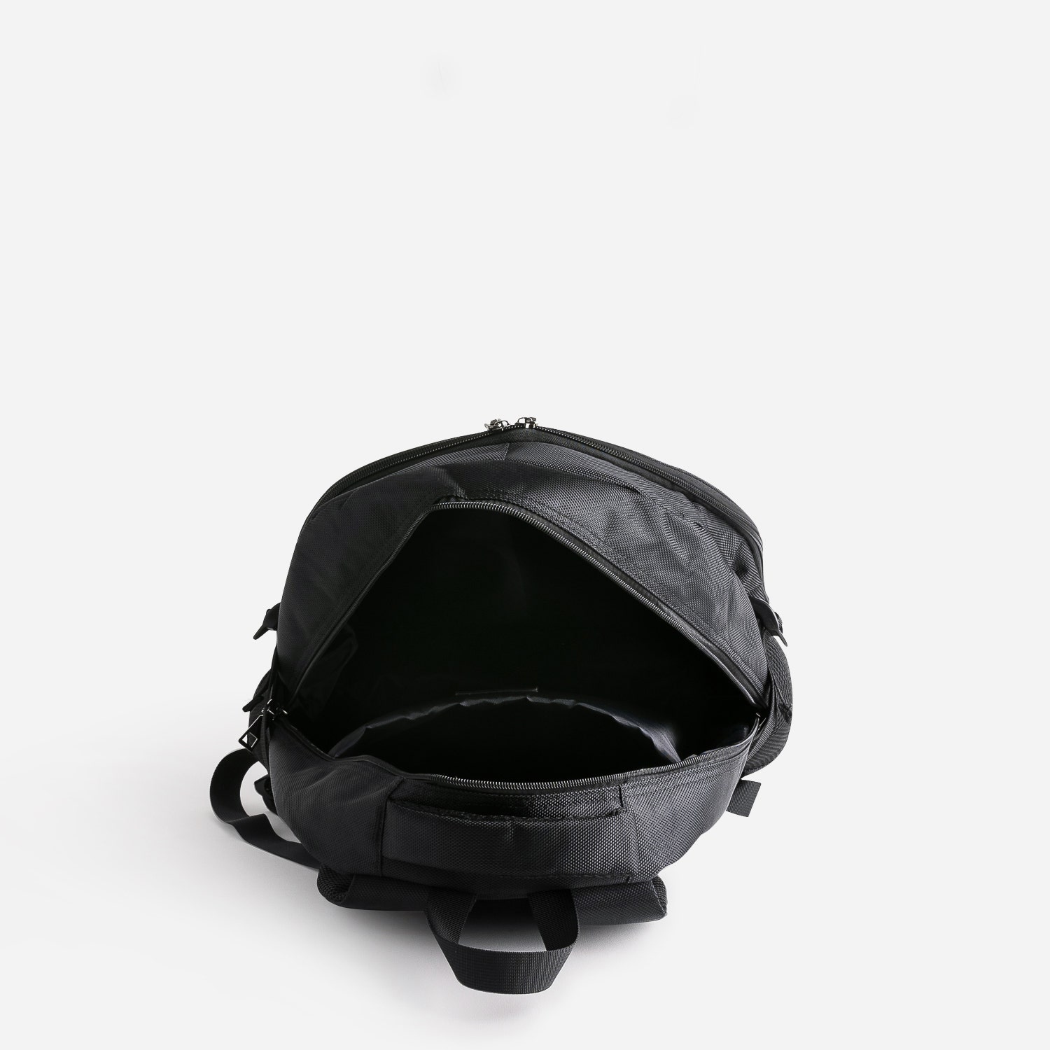 Sac à dos noir nylon reliefé