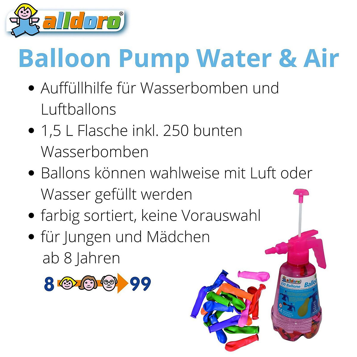 Wasserbombenpumpe