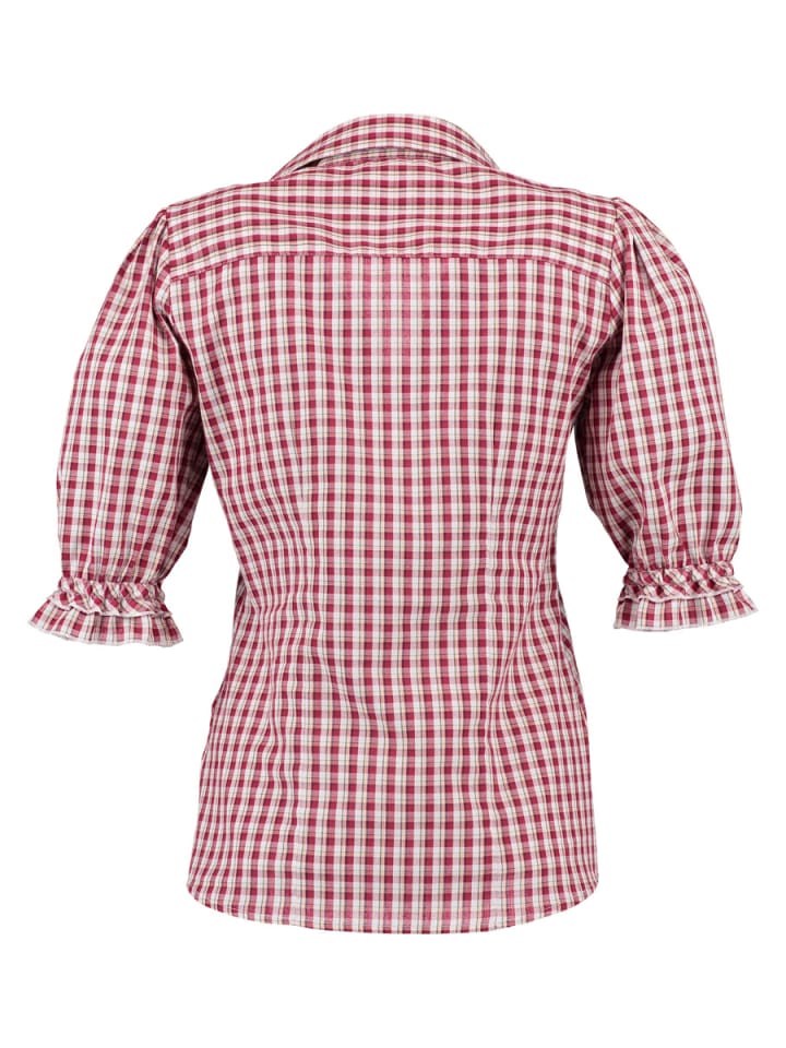 OS-Trachten Trachtenbluse Apoli in aubergine günstig kaufen 46