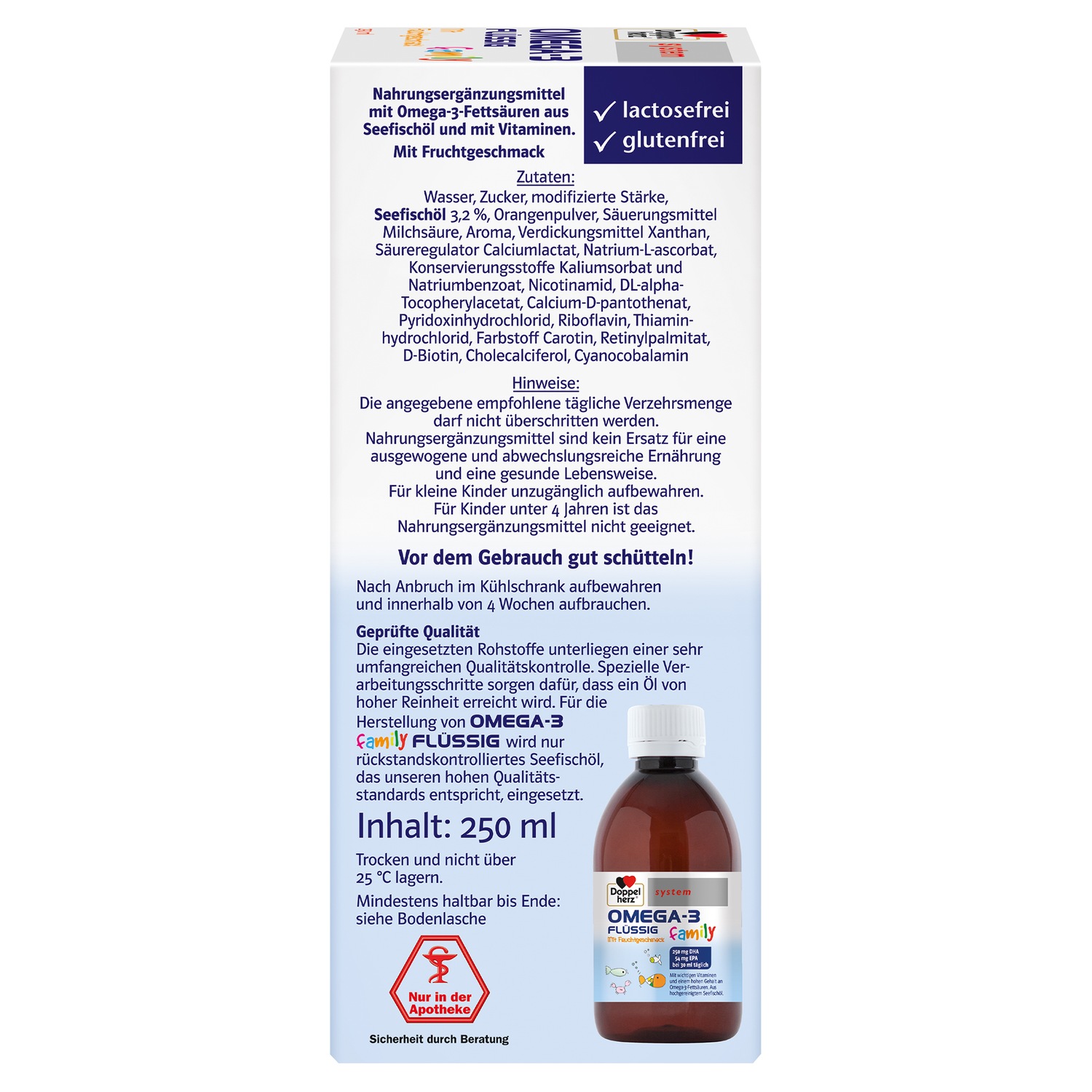 Omega-3 flüssig family system