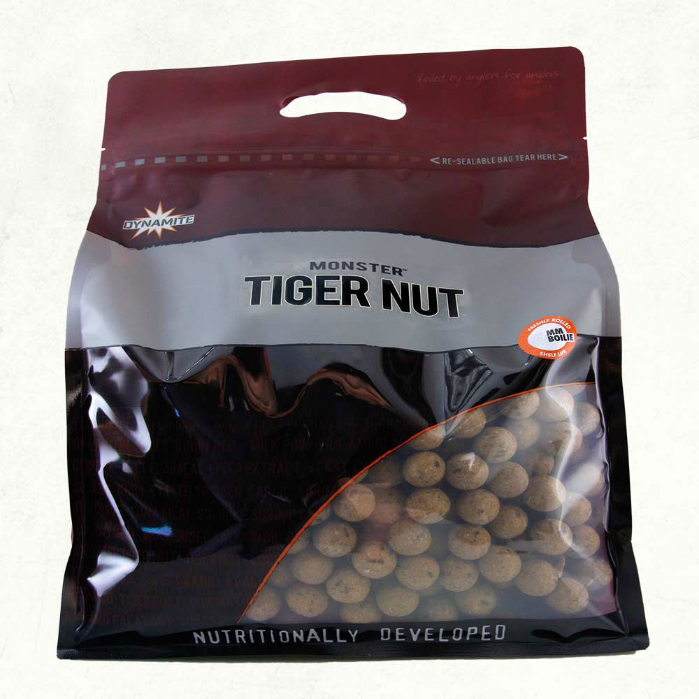 Bouillettes carpe dinamito masalai monstras tigrinis riešutas 1kg