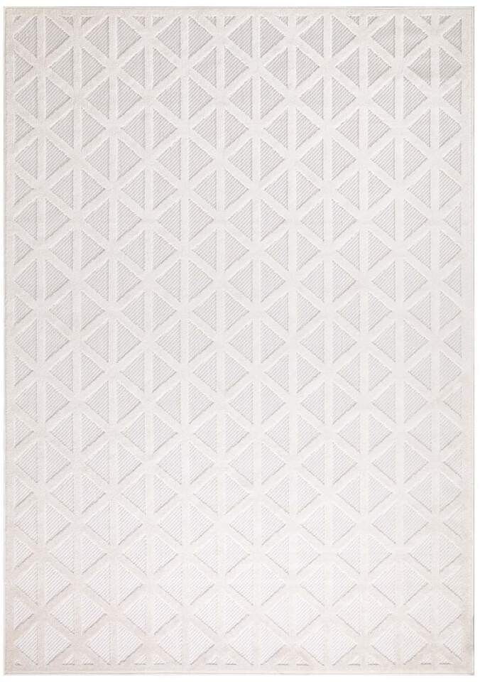 Teppich In-& Outdoorteppich Santorini 446, 3D-Effekt, Geo-Muster, Carpet City, rechteckig, Höhe: 5 mm, Wetterfest & UV-beständig für Terrasse, Balkon, Küche, Flur