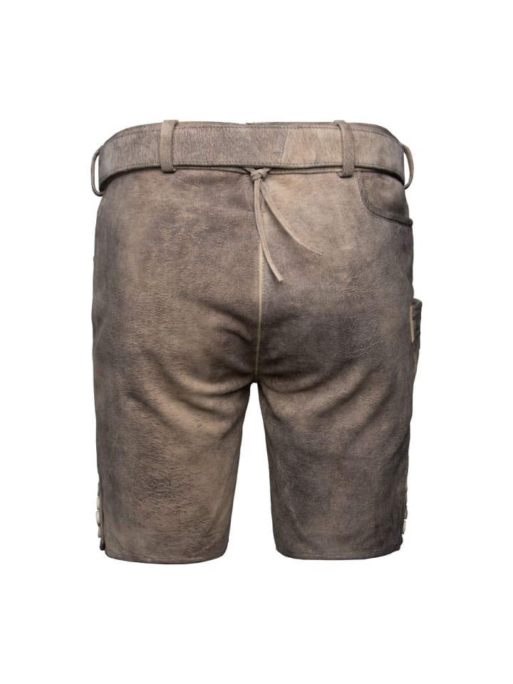 Spieth & Wensky Lederhose Farchant in dunkelbraun günstig kaufen