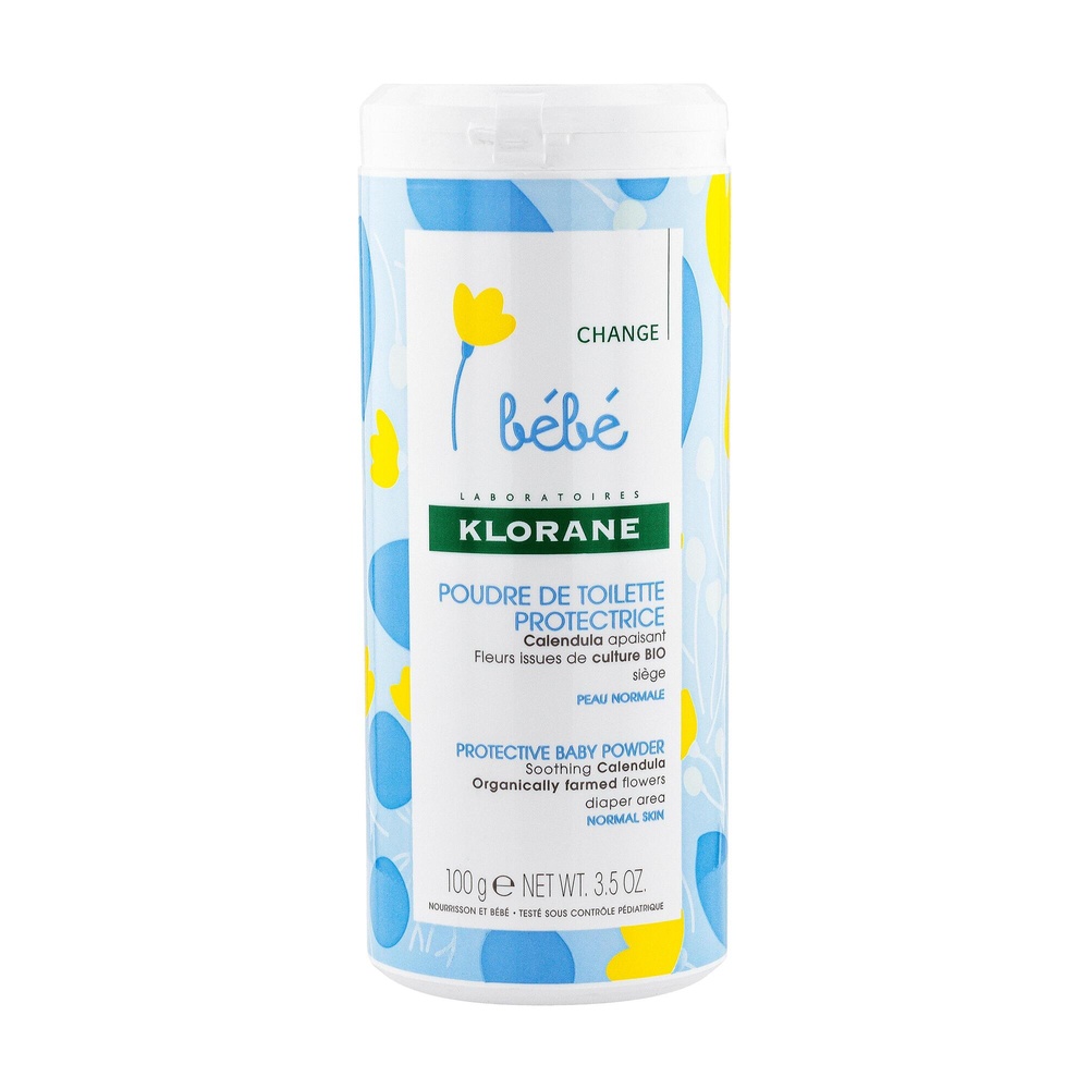 Klorane Bébé Poudre de toilette protectrice 100g r Poudre de toilette