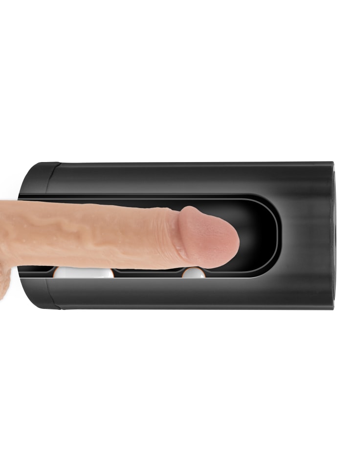 Rebel Masturbator Blow Job Masturbator with 3 Functions in schwarz günstig kaufen 14,3 cm