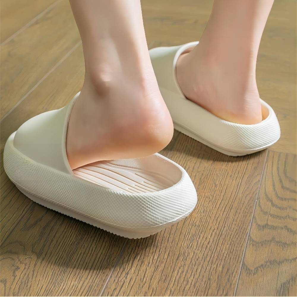 SOTOR Badeschuhe 4CM dicke Sohle weiche Hausschuhe Hausschuhe Badeschuh Geeignet für Schlafzimmer, Bad, Wohnzimmer, Strand, Freizeit.