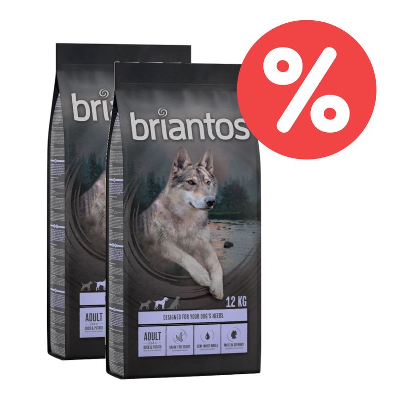 Sparpaket Briantos getreidefrei 2 x 12 kg