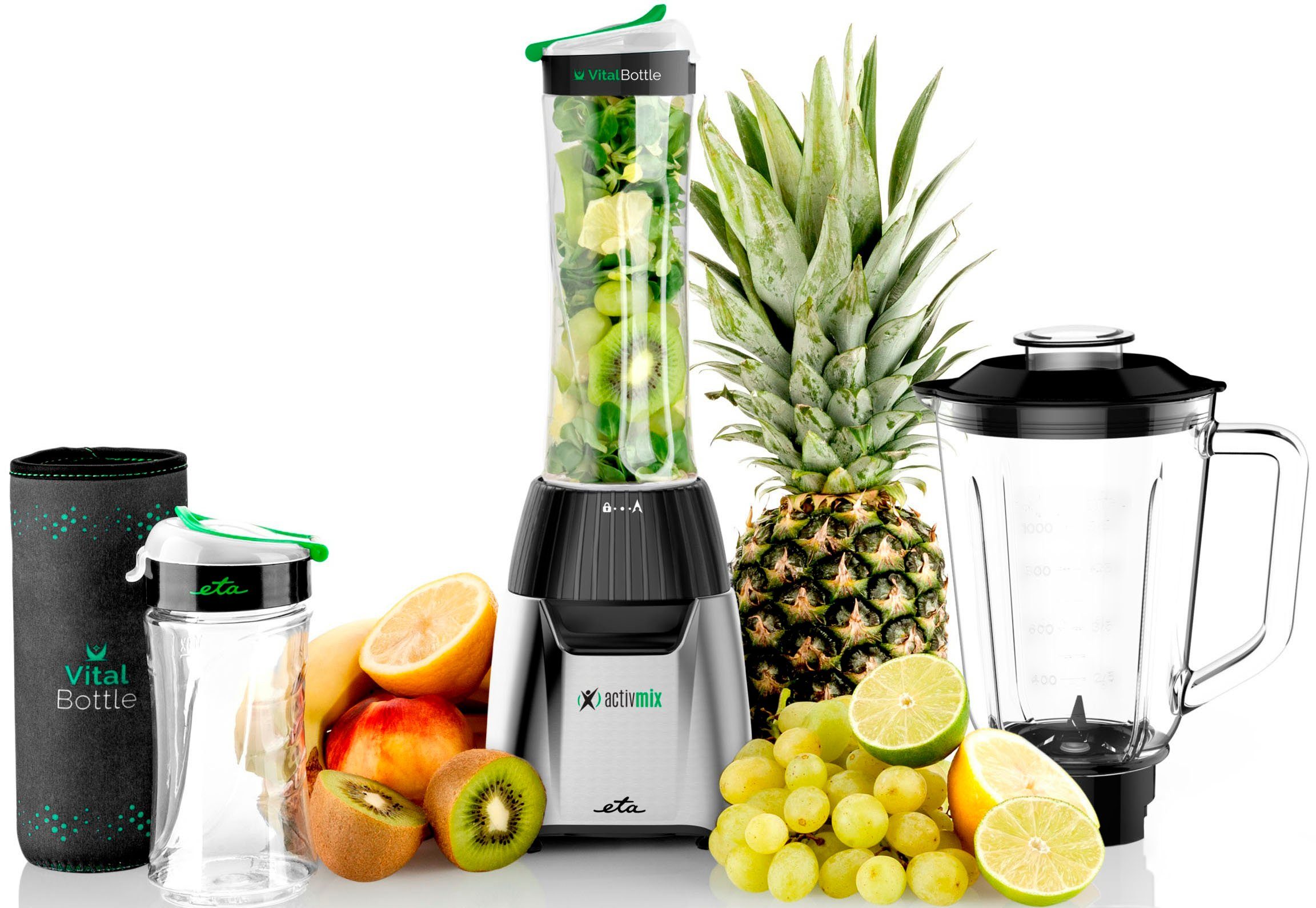 eta Standmixer Activmix Premium, ETA210390000, 350 W, 350 Watt und Thermobehälter aus Neopren (0,6 l)