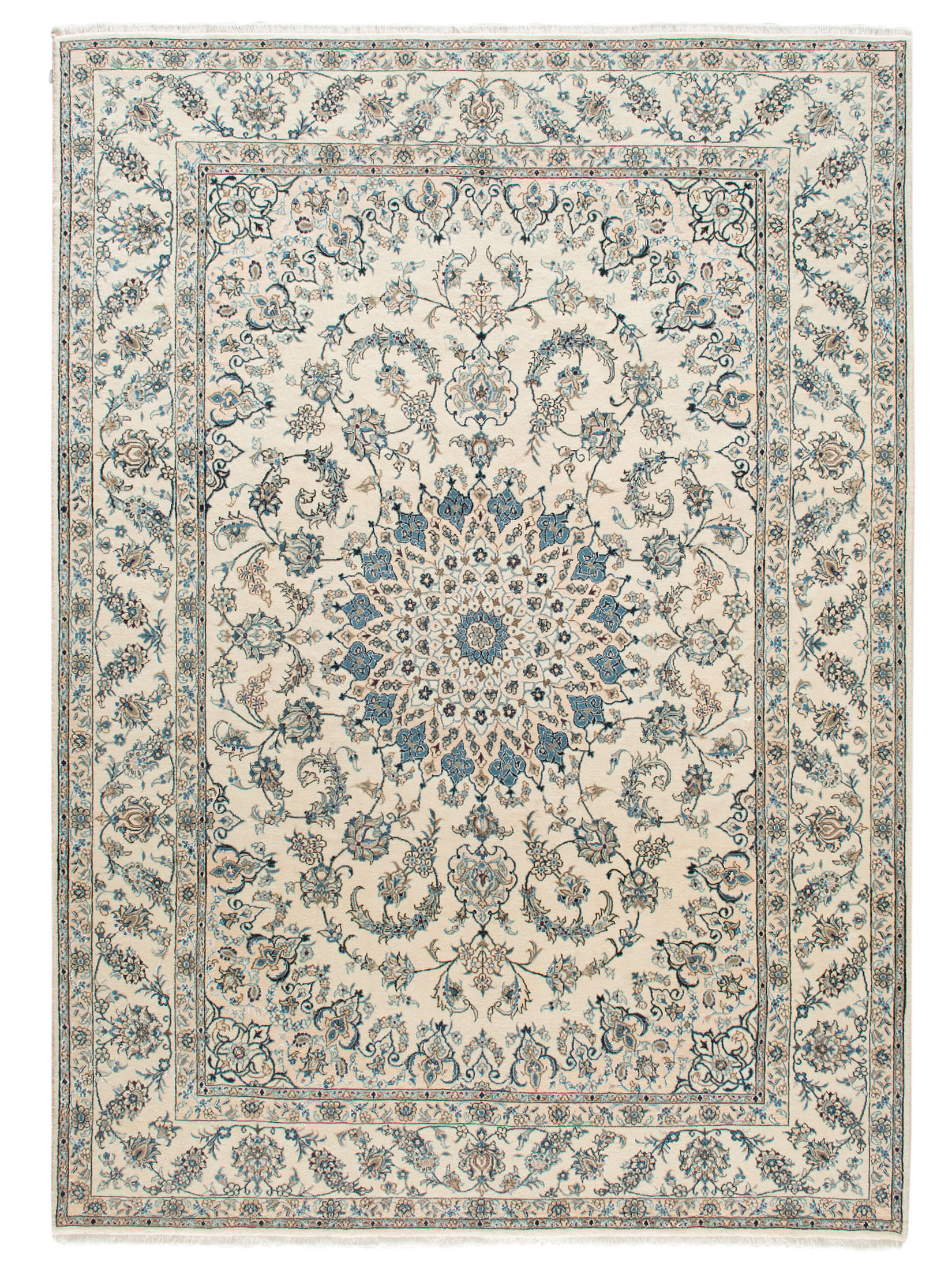 Kaschmar Nain 12 Lah ca. 244 x 350 cm, Unikat / Einzelstück