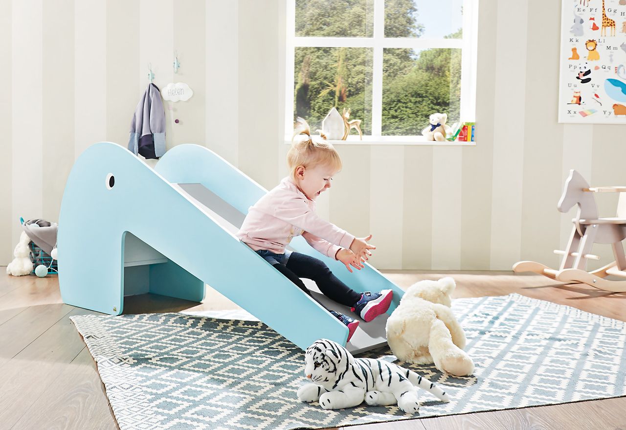 Pinolino Kinderträume Pinolino Indoor-Rutsche Lotta, mint/grau