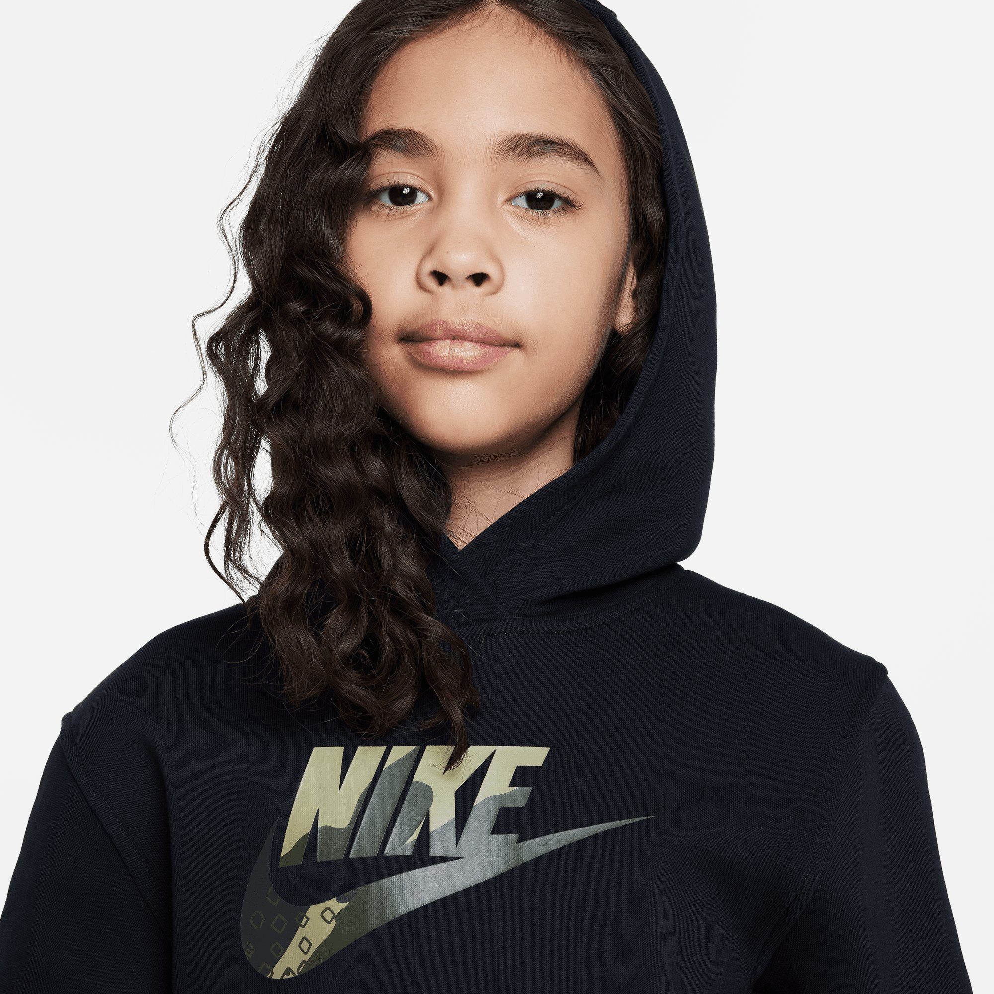 Nike Sportswear Kapuzensweatshirt CLUB FLEECE BIG KIDS' GRAPHIC HOODIE