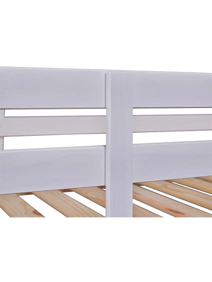 ebuy24 Etagenbett Ancki Weiß 210 x 102 cm günstig kaufen onesize