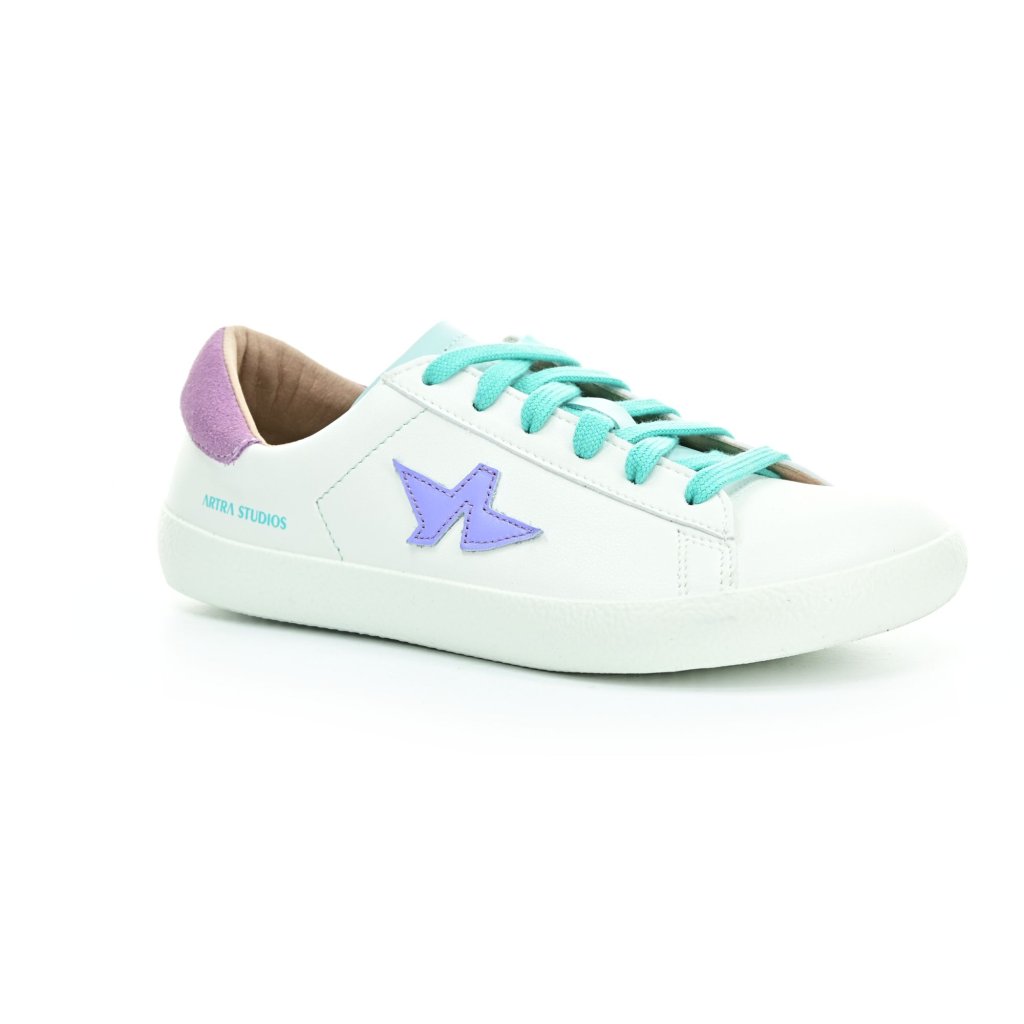 Artra Studios Sky White/Purple/Menthol Barfußschuhe