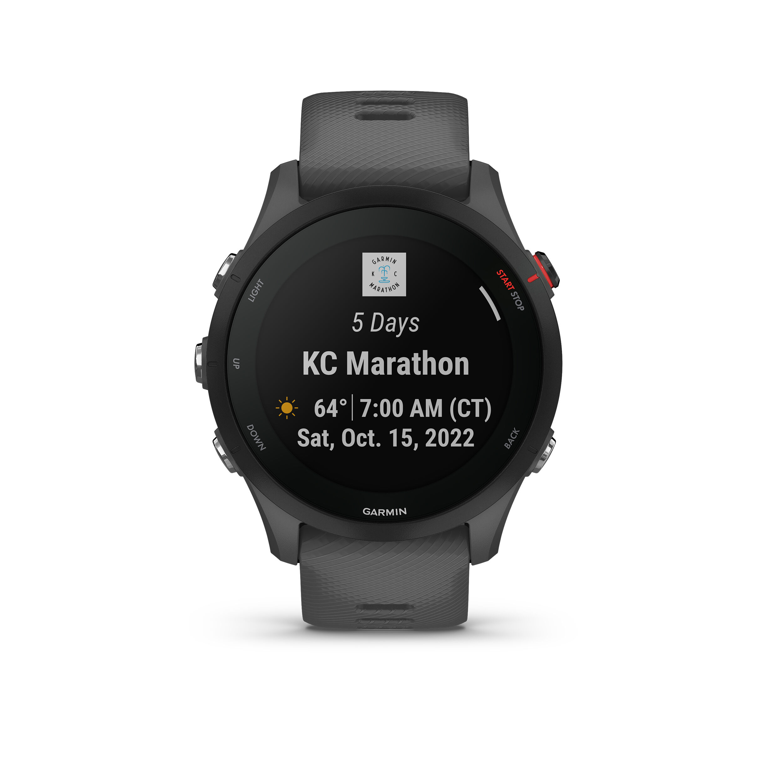 Forerunner 255 Pulsuhr - Schwarz