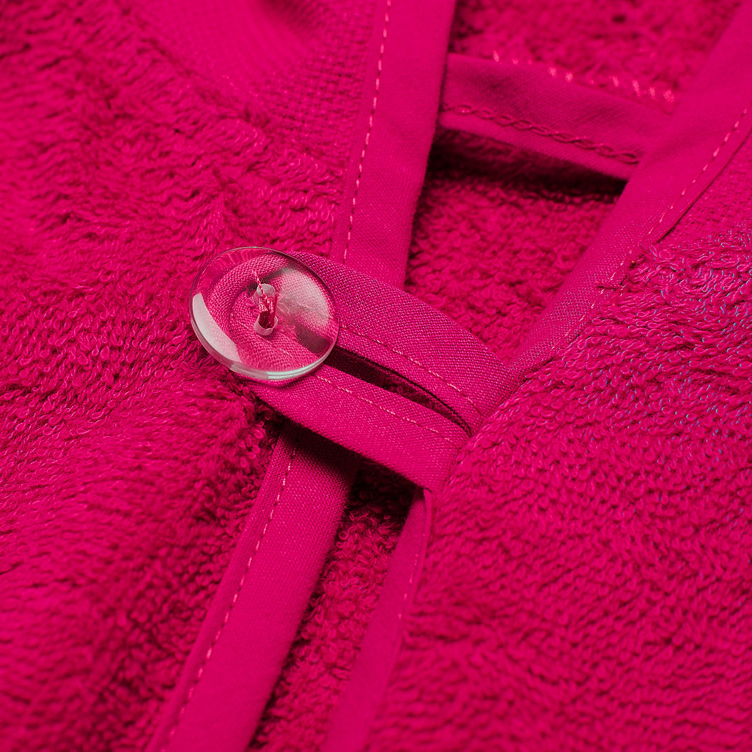 buttinette Frottier-Poncho, pink, 55 x 71 cm