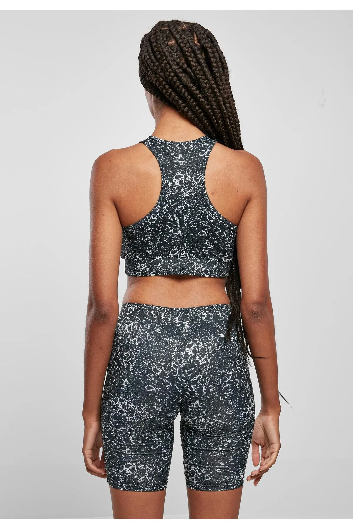 Urban Classics  BH - Schwarz - Batik