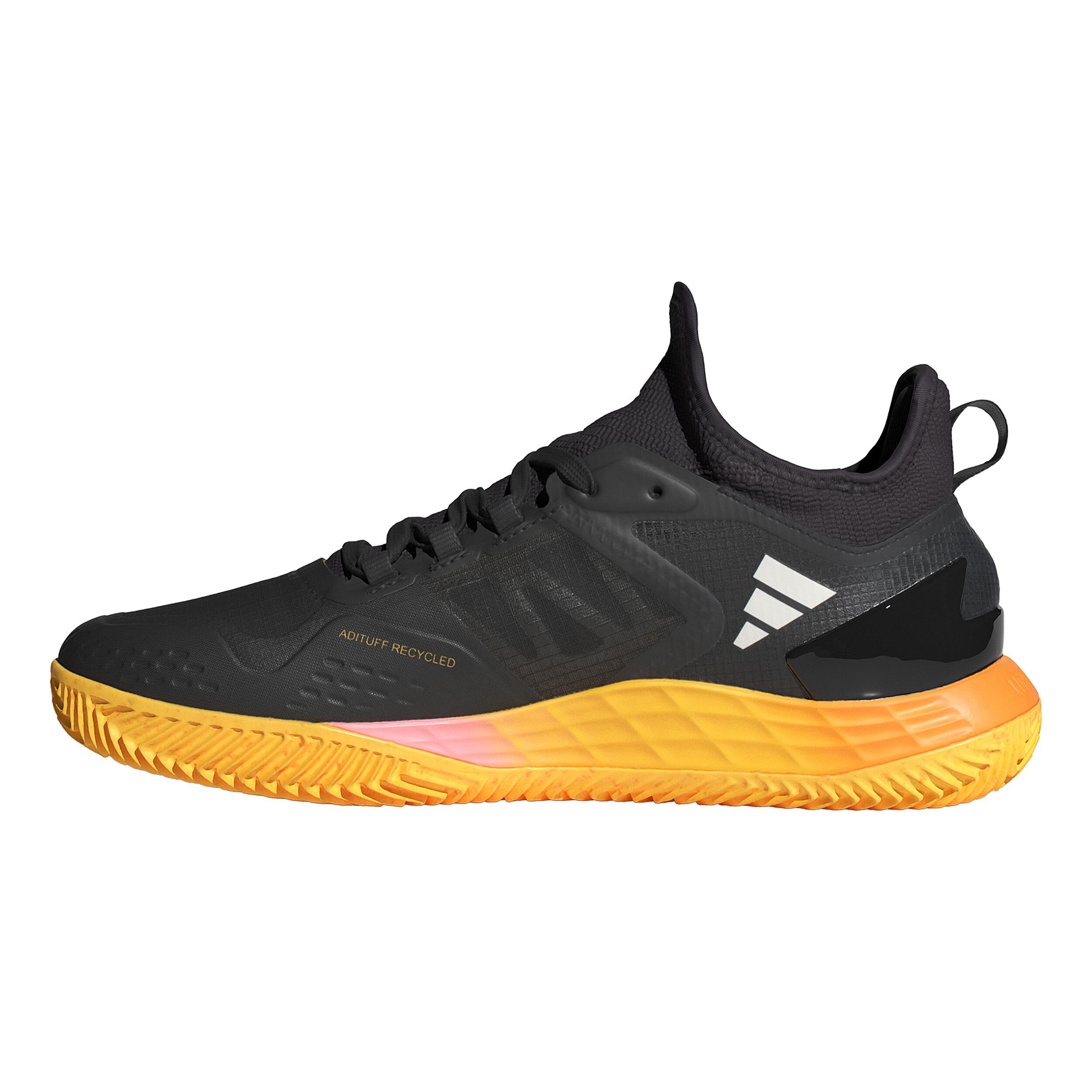 Adizero Ubersonic 4.1 Sandplatzschuh Herren - Schwarz, Orange