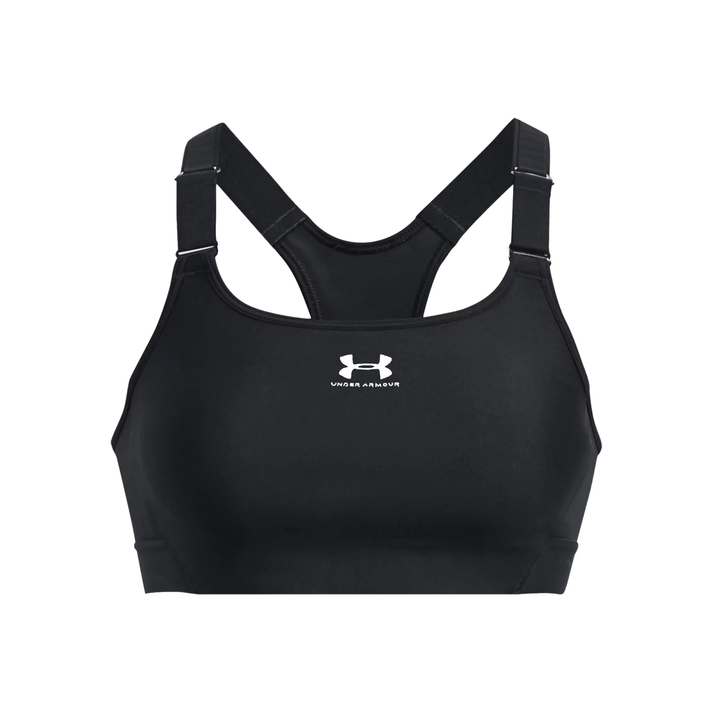 HeatGear High Sport-BH Damen - Schwarz