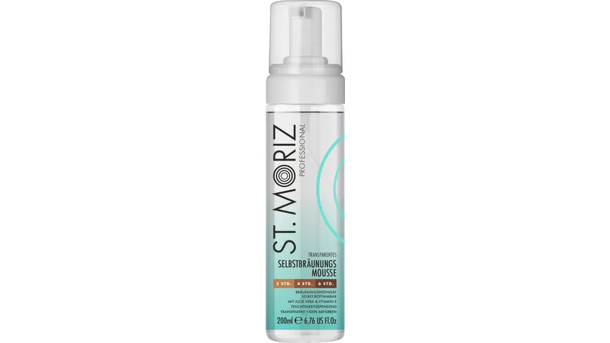 St. Moriz Professional Transparentes Selbstbräunungs-Mousse 200 ml