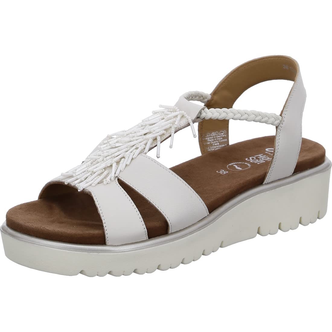 ARA Klassische Sandalen weiss Bilbao-S cream