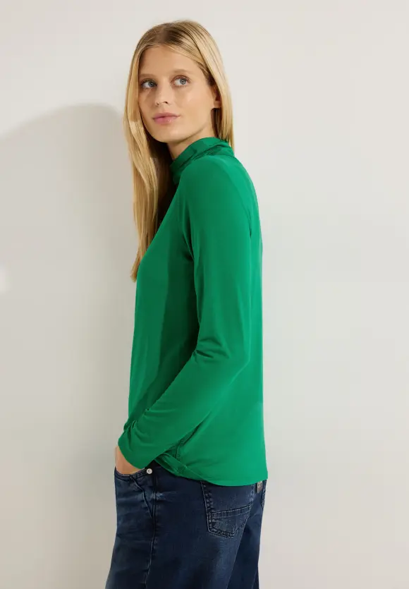 CECIL Shirt mit hohem Kragen