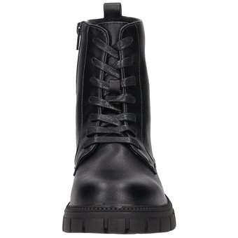 Puccetti Schnür Boots in schwarz