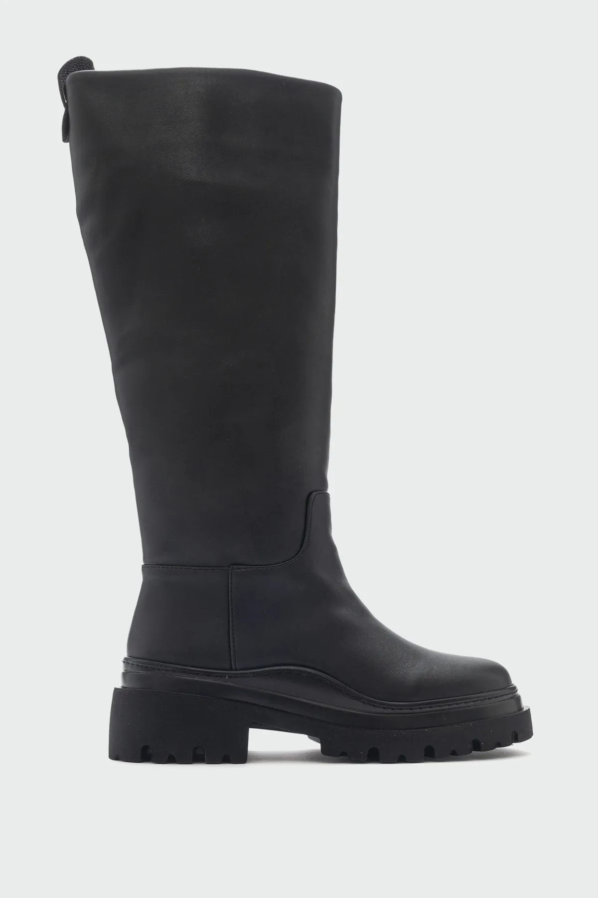 LuviShoes  Fabula Black Skin Damenstiefel