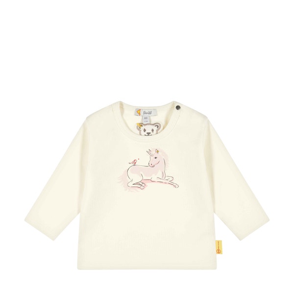 T-Shirt langarm, beige für Mädchen