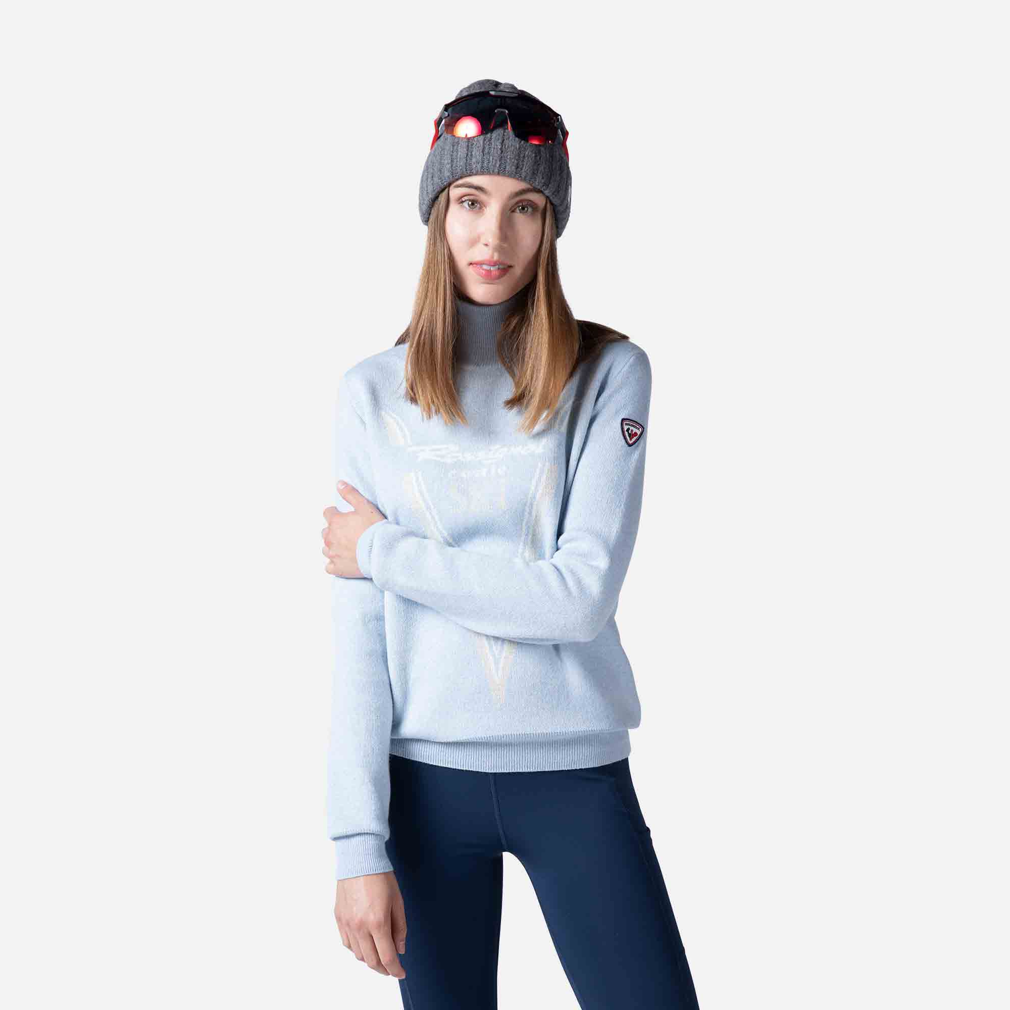 Pull en maille à col haut Victoire femme