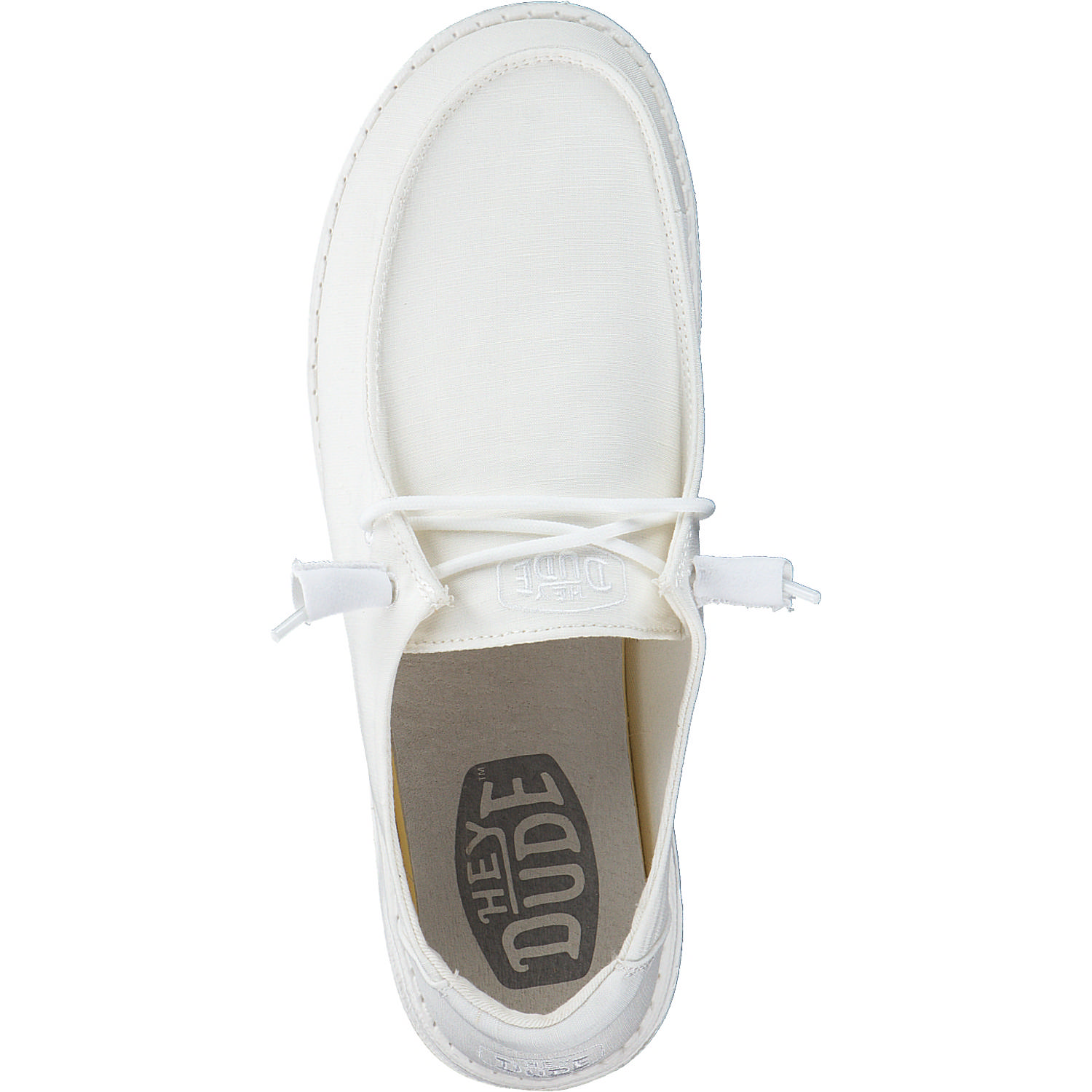 Hey Dude 40063, Schnürschuhe, Damen, weiss