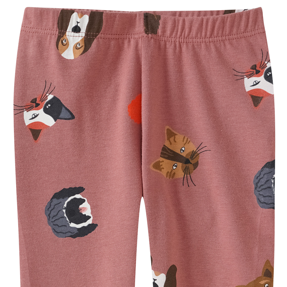 Mädchen Leggings mit Tier-Allover