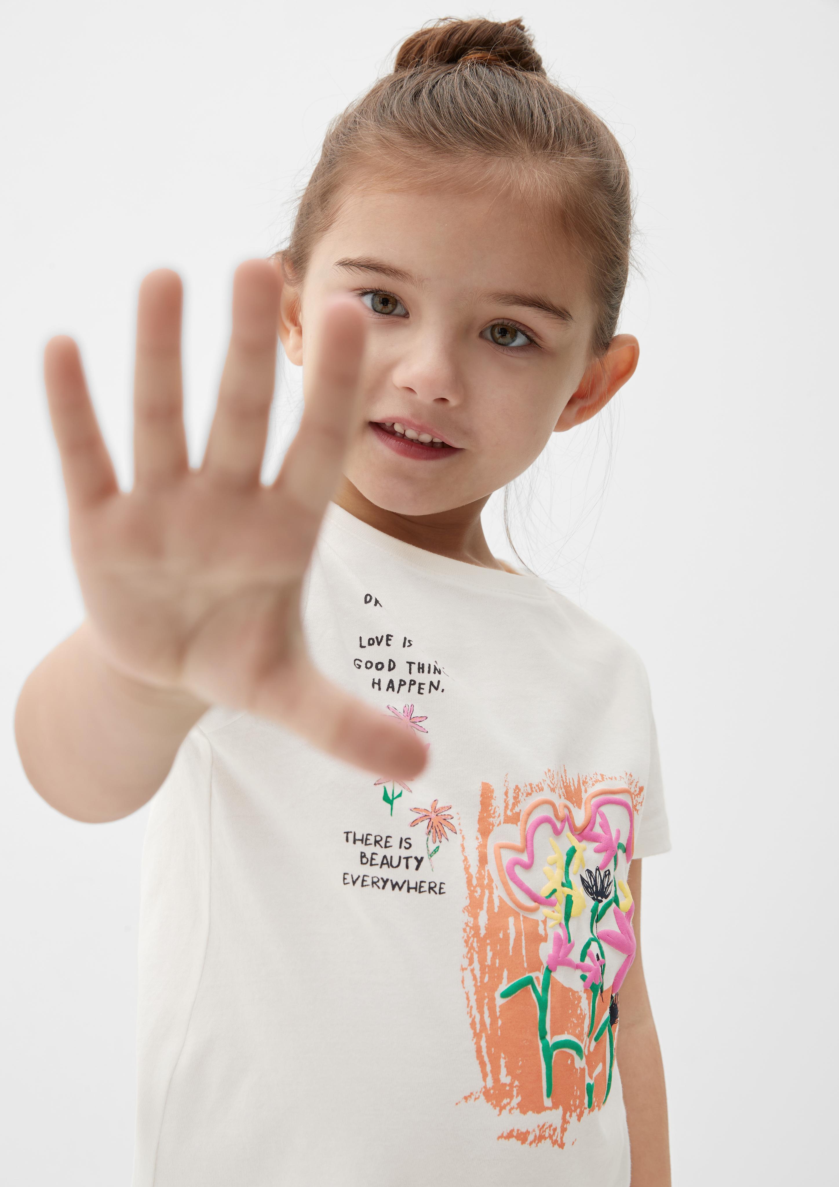 T-Shirt mit Front-Print  2127414-0210