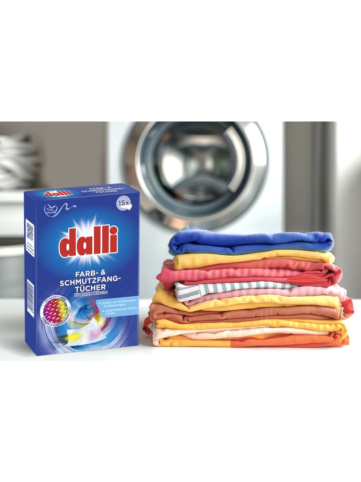 DALLI-WERKE Farb- & Schmutzfangtücher | Für alle Textilien | 15 Tücher günstig kaufen onesize