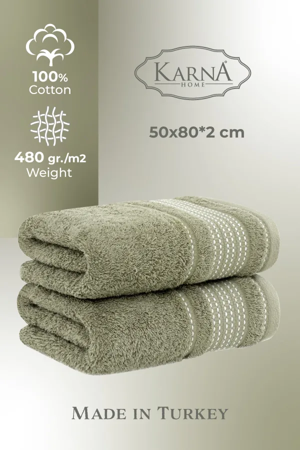 KARNA  LADİN 50X90 HAND-GESICHTSHANDTUCH, 2ER-SET