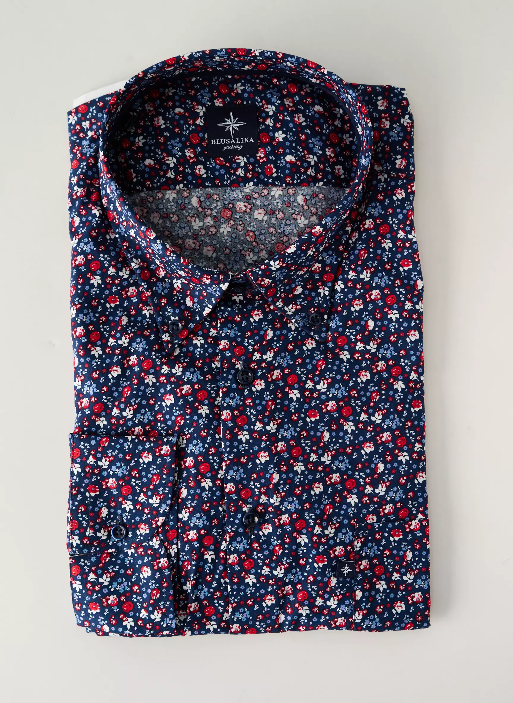 Blusalina Manches Longues Homme couleur bleu