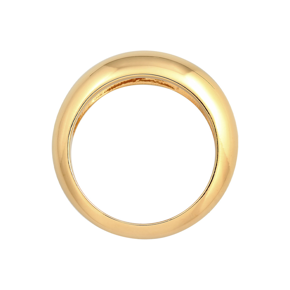 Elli PREMIUM Elli PREMIUM Bague Femmes Bande Chunky Intemporel en Argent Sterling 925 Rhodié Bague