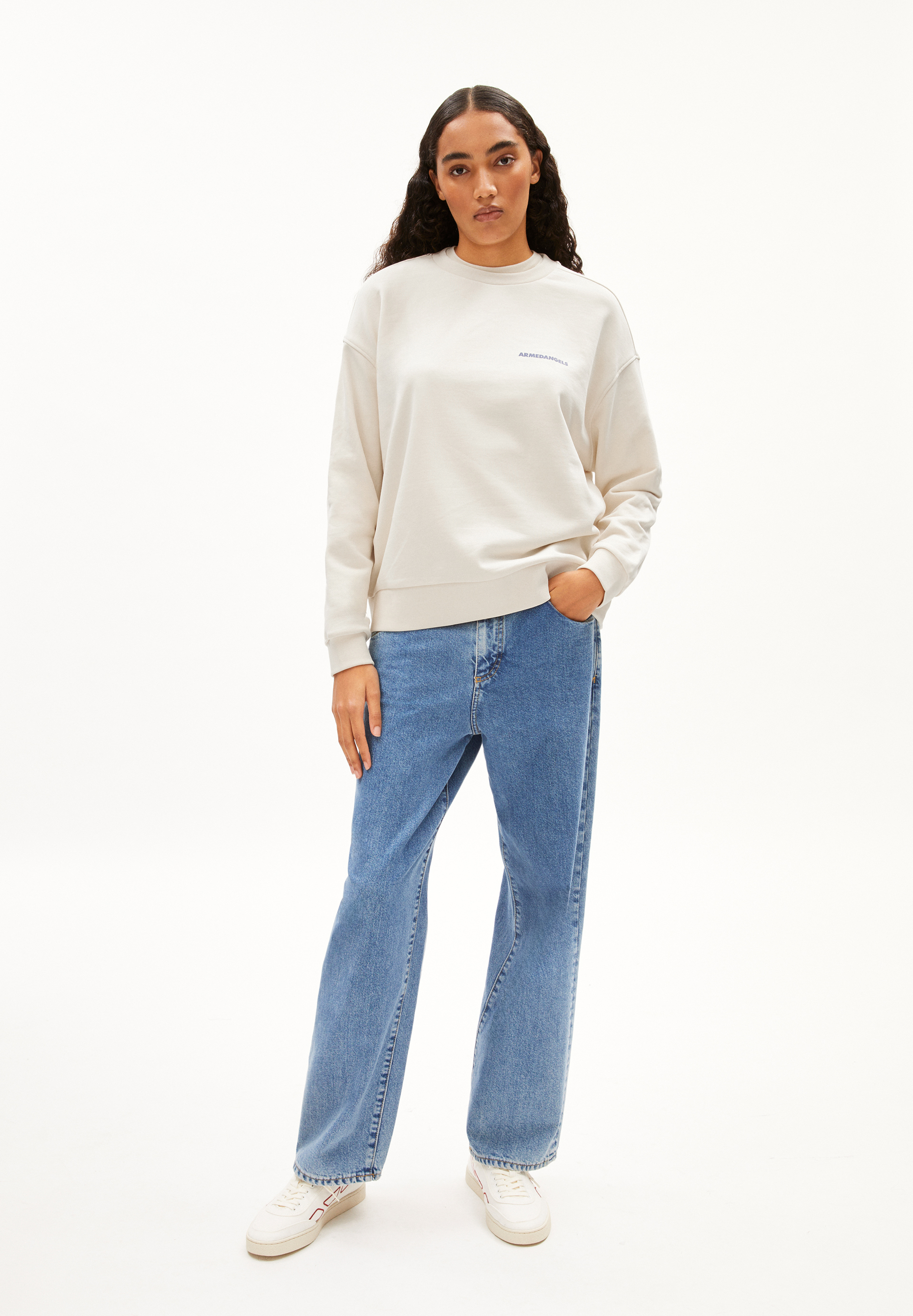Sweatshirt Oversized Fit aus Bio-Baumwolle