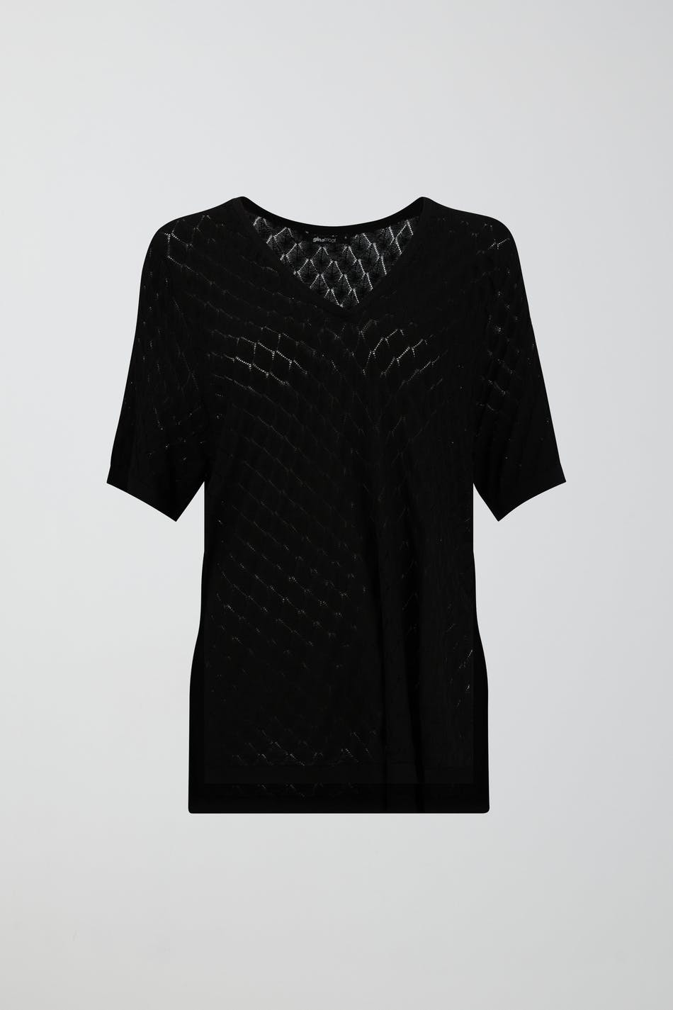 Pointelle knitted top